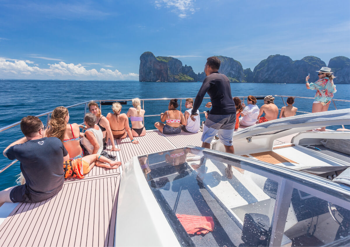 phi phi island tour catamaran